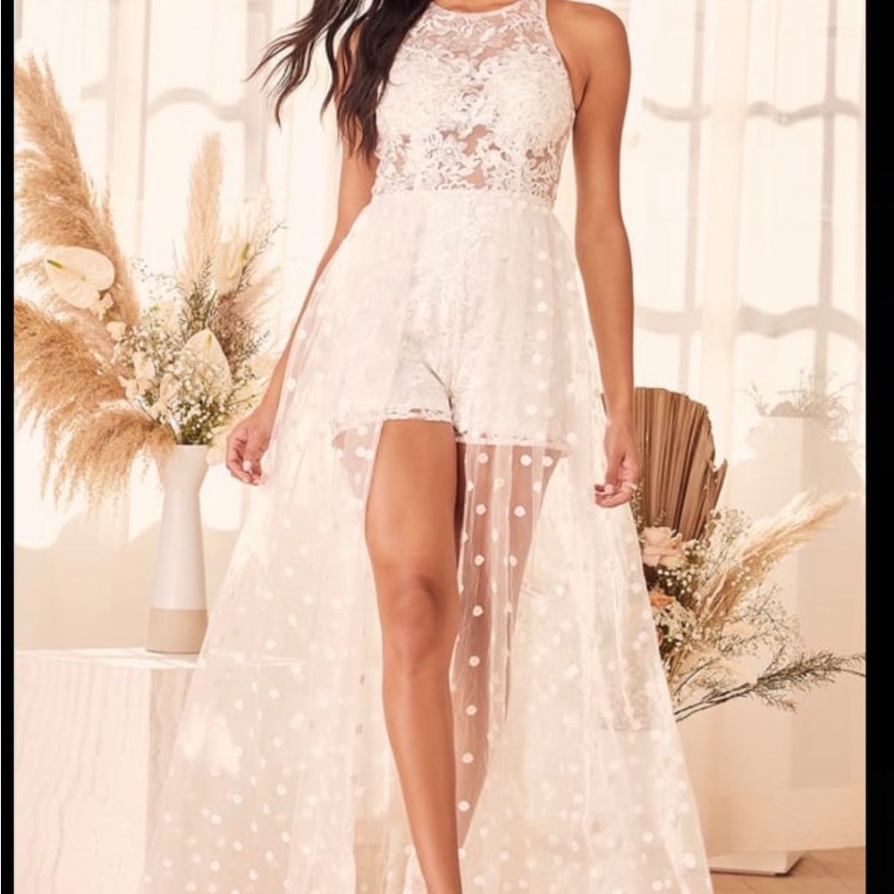 Lulu’s bridal romper